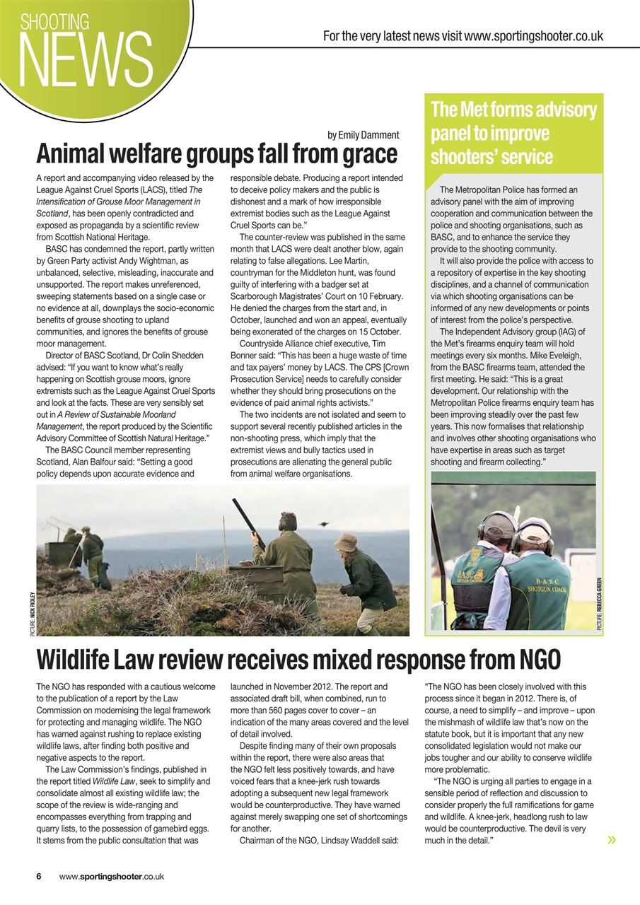 Sporting Gun Preview Pages