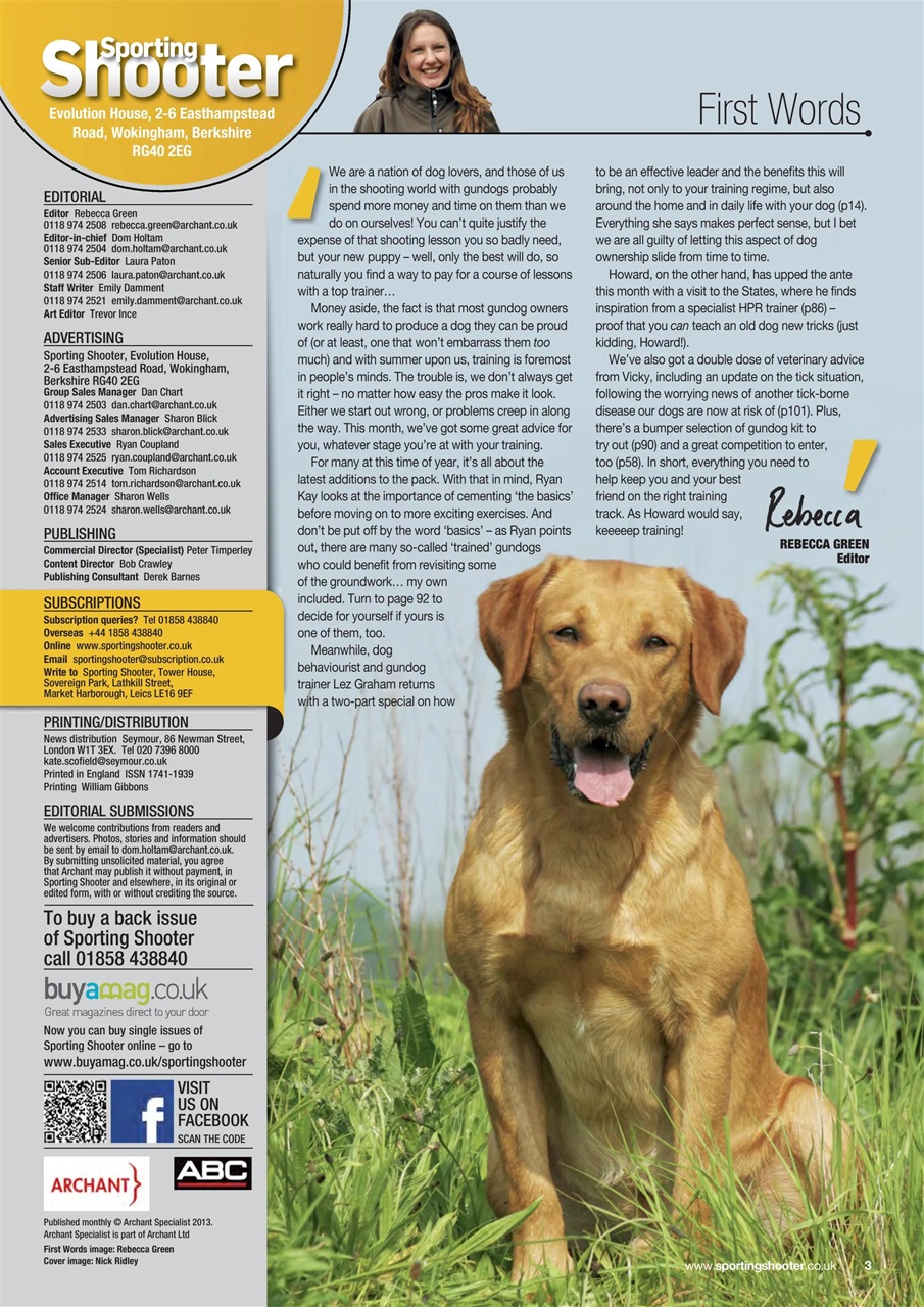 Sporting Gun Preview Pages