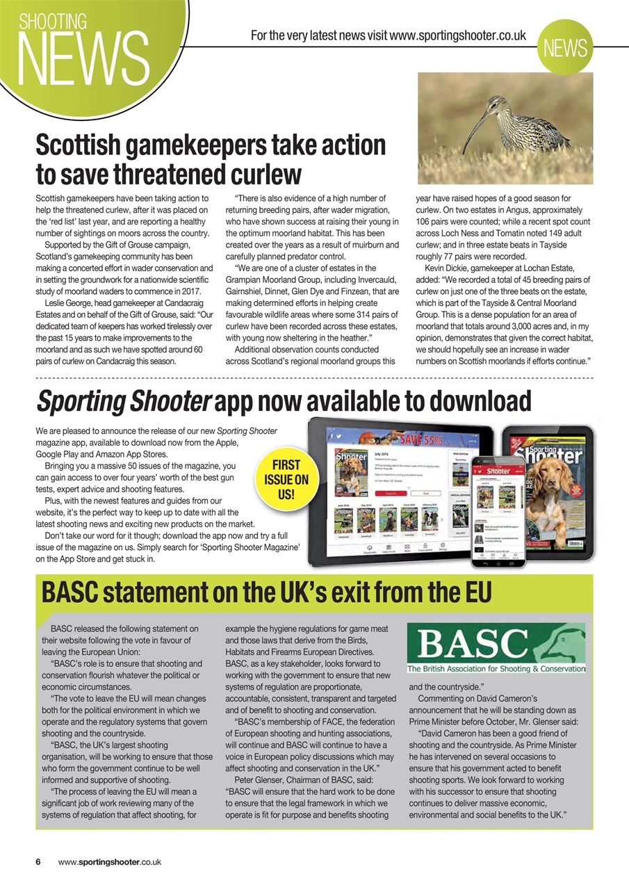Sporting Gun Preview Pages