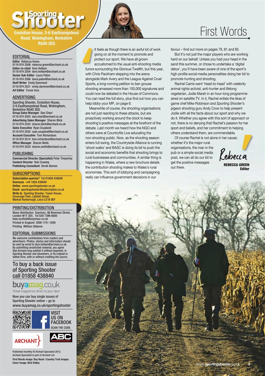 Sporting Gun Preview Pages