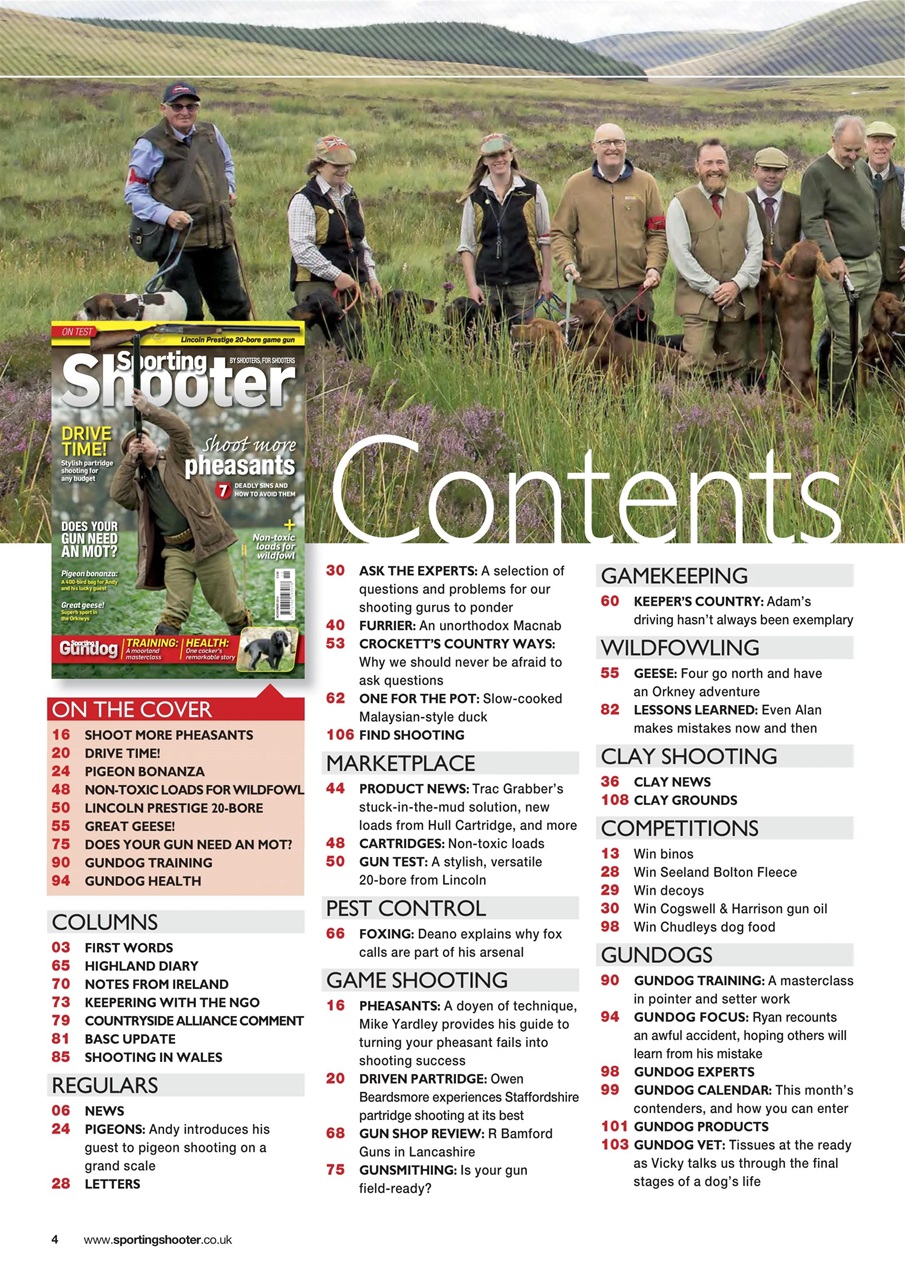 Sporting Gun Preview Pages