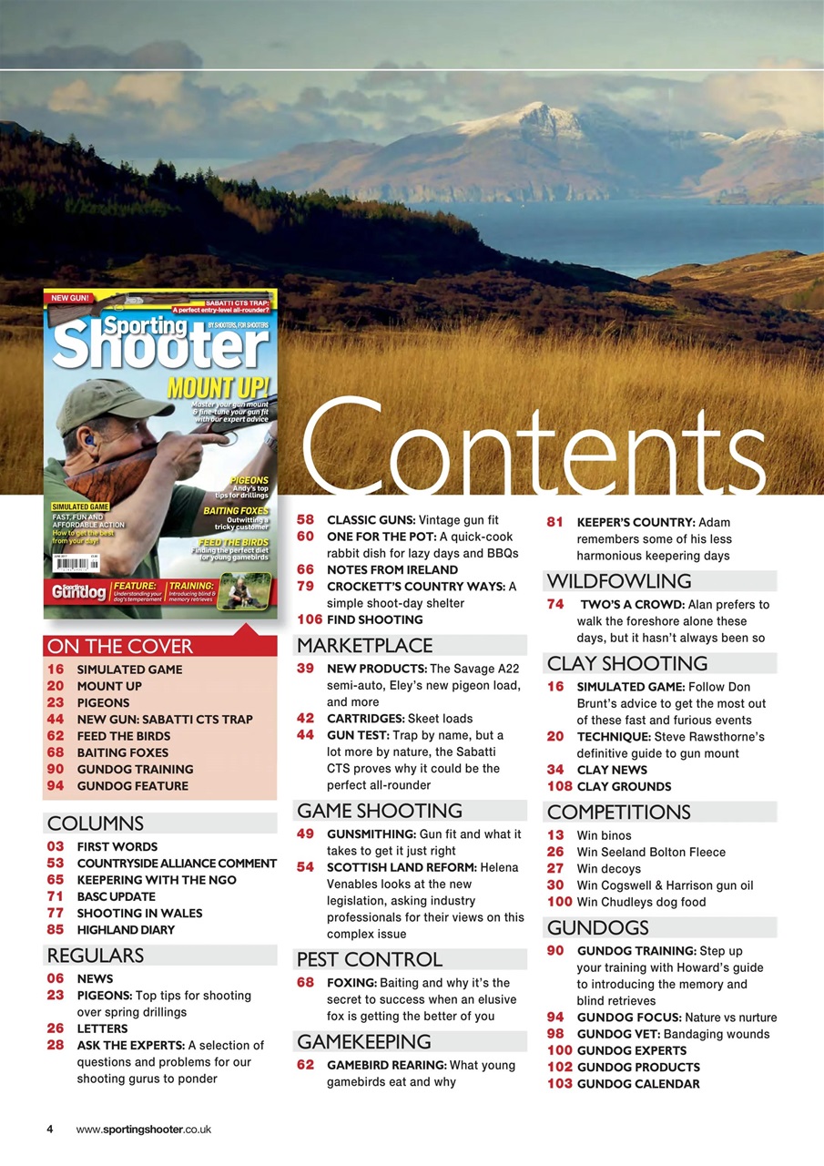 Sporting Gun Preview Pages