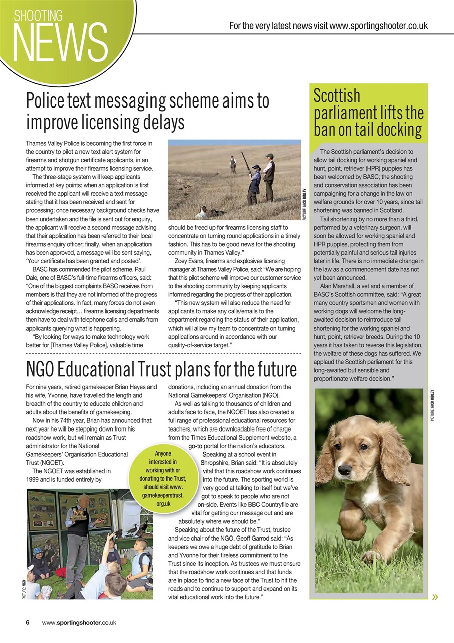 Sporting Gun Preview Pages