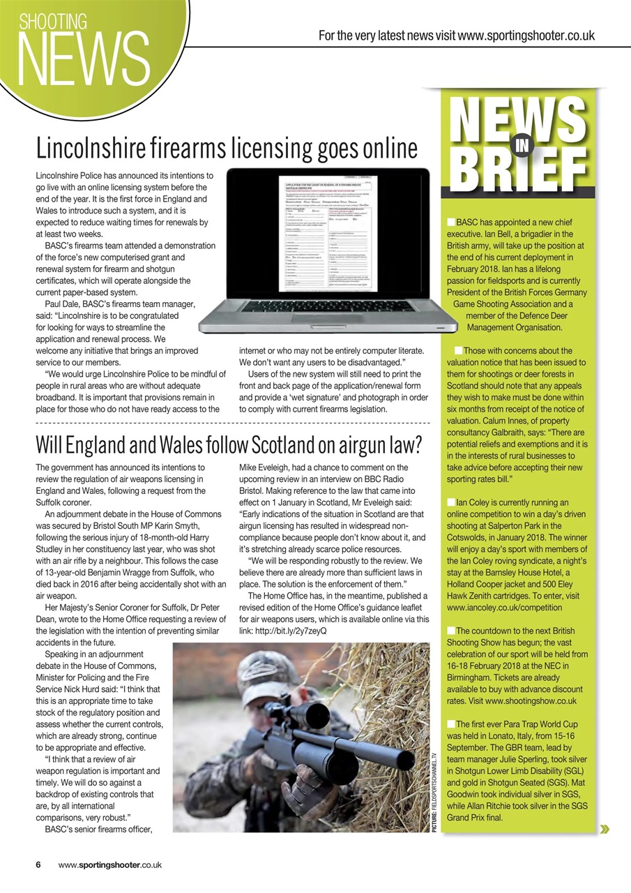 Sporting Gun Preview Pages