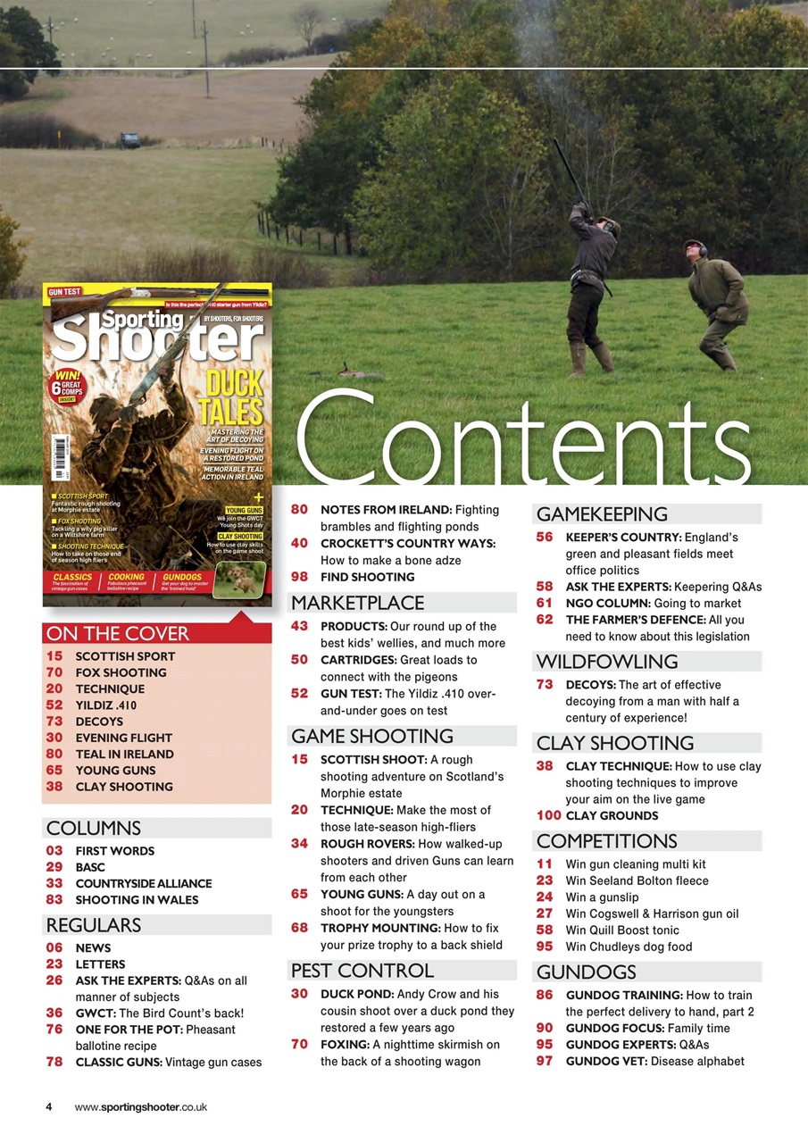 Sporting Gun Preview Pages
