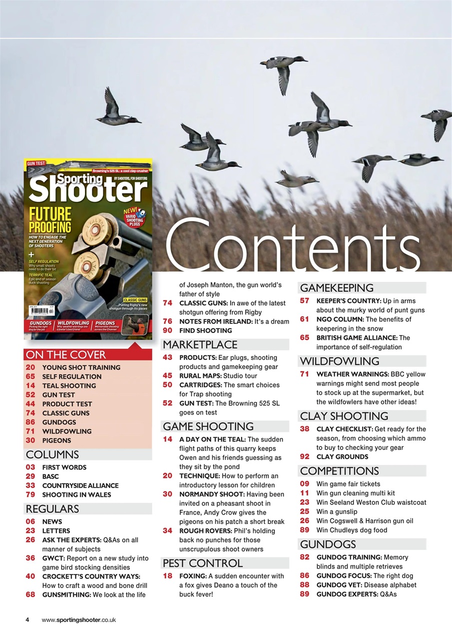 Sporting Gun Preview Pages