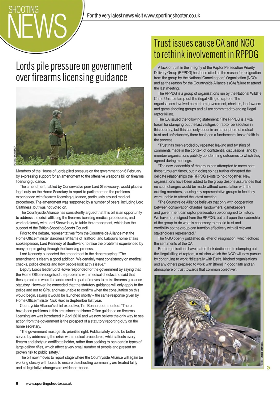 Sporting Gun Preview Pages