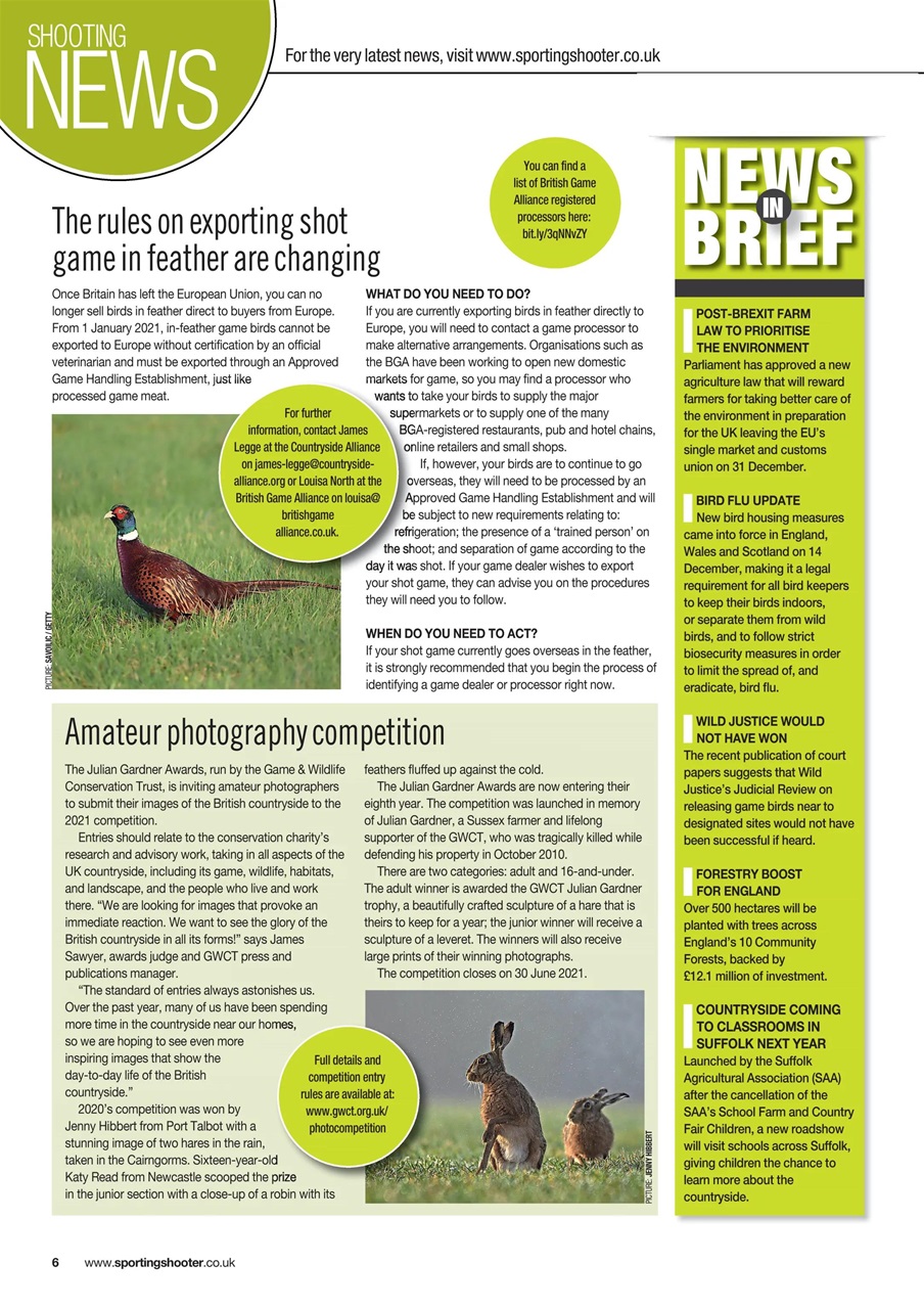 Sporting Gun Preview Pages