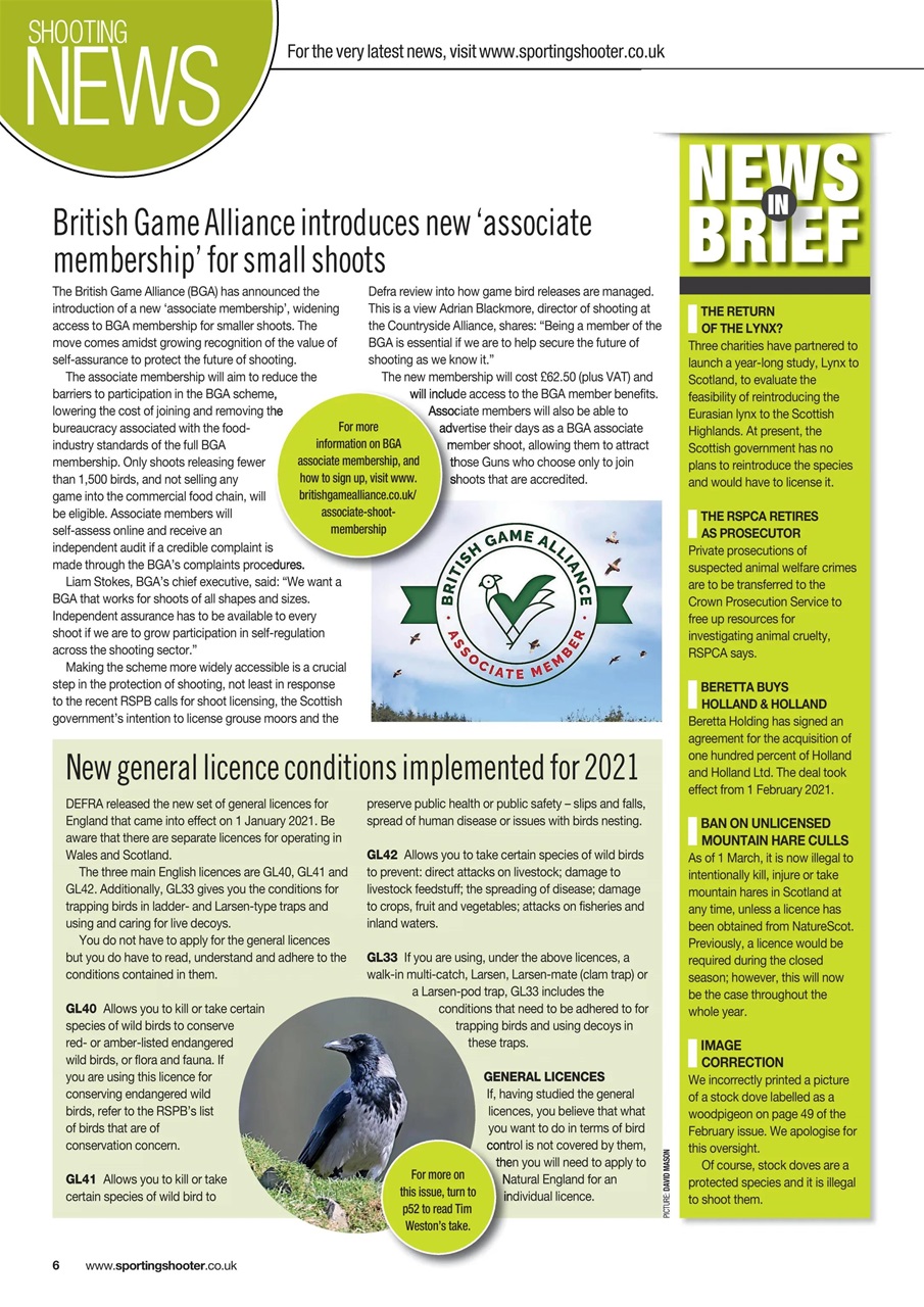 Sporting Gun Preview Pages