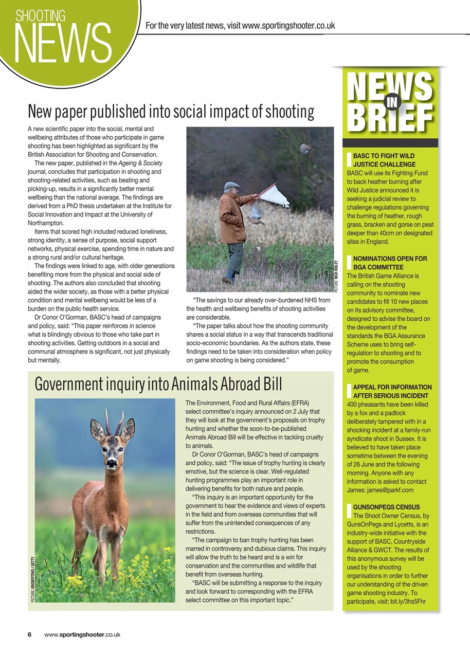 Sporting Gun Preview Pages