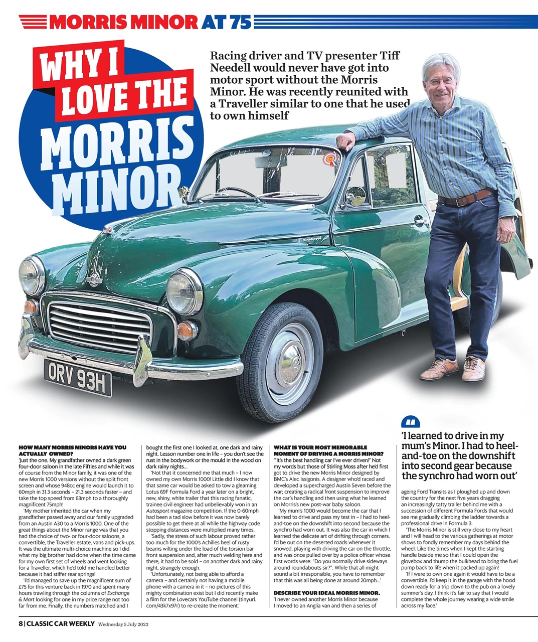 Classic Car Weekly Preview Pages
