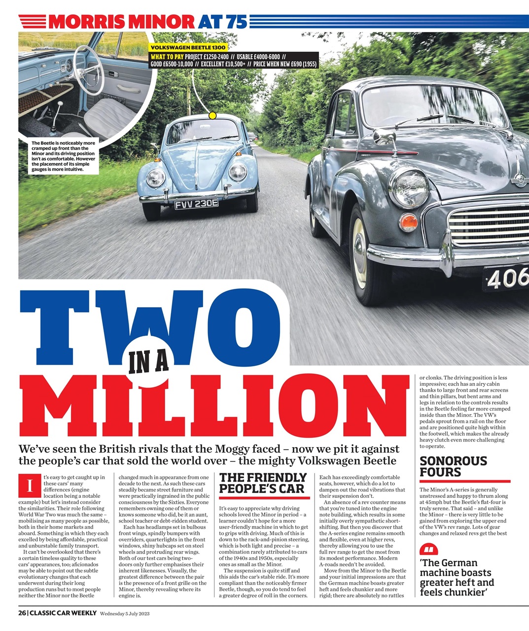 Classic Car Weekly Preview Pages