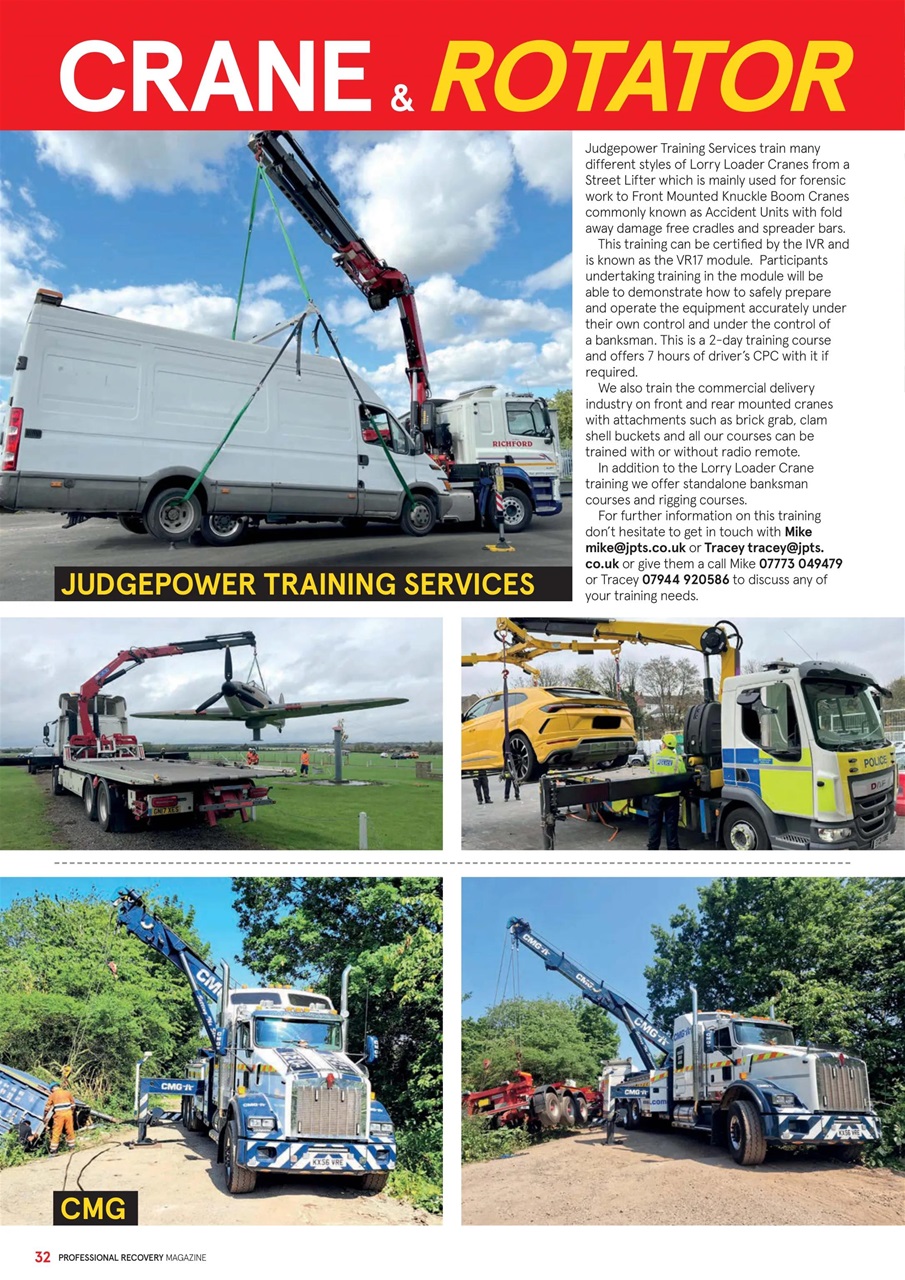 Professional Recovery Magazine Preview Pages