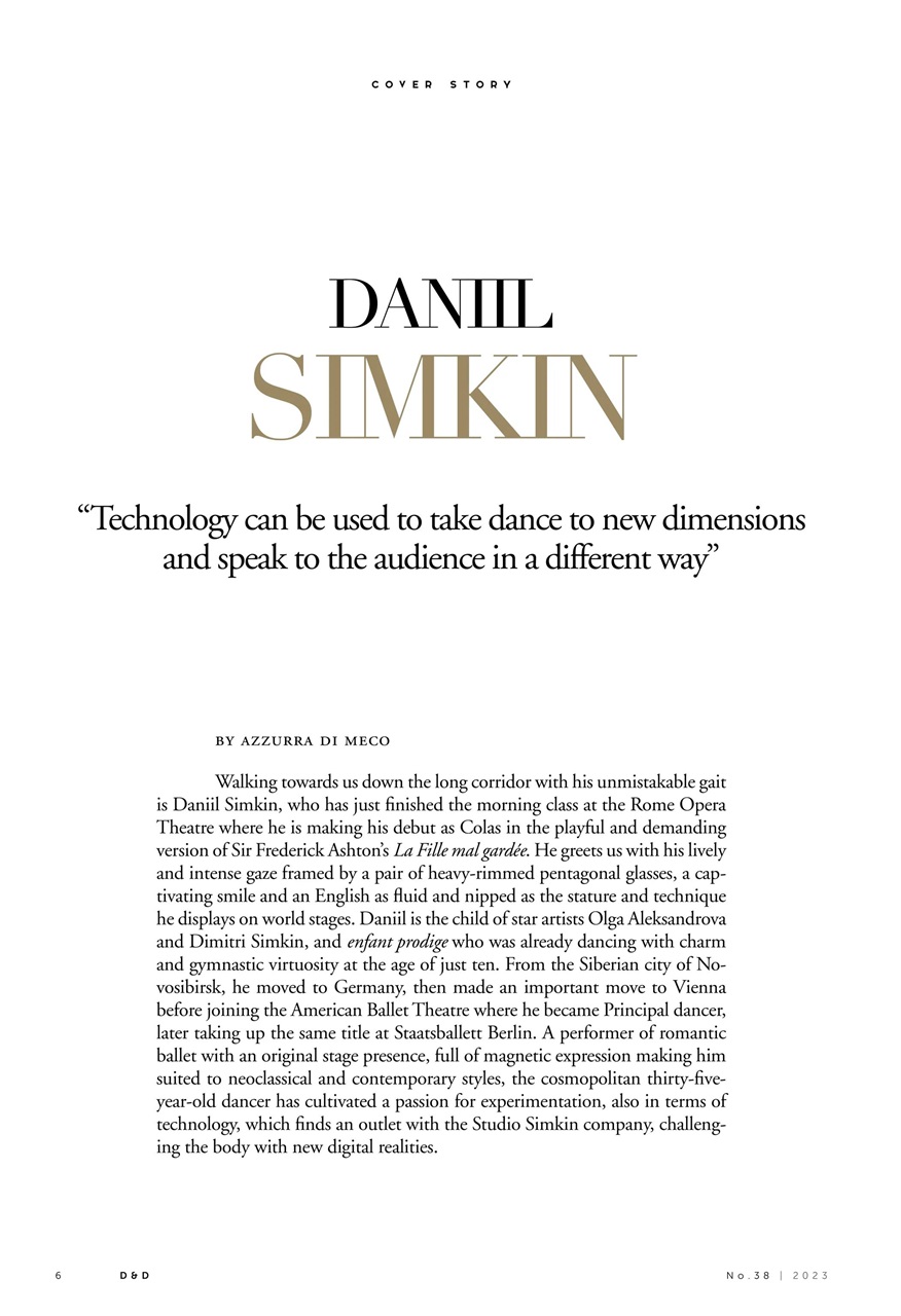 DANZA&DANZA International Preview Pages