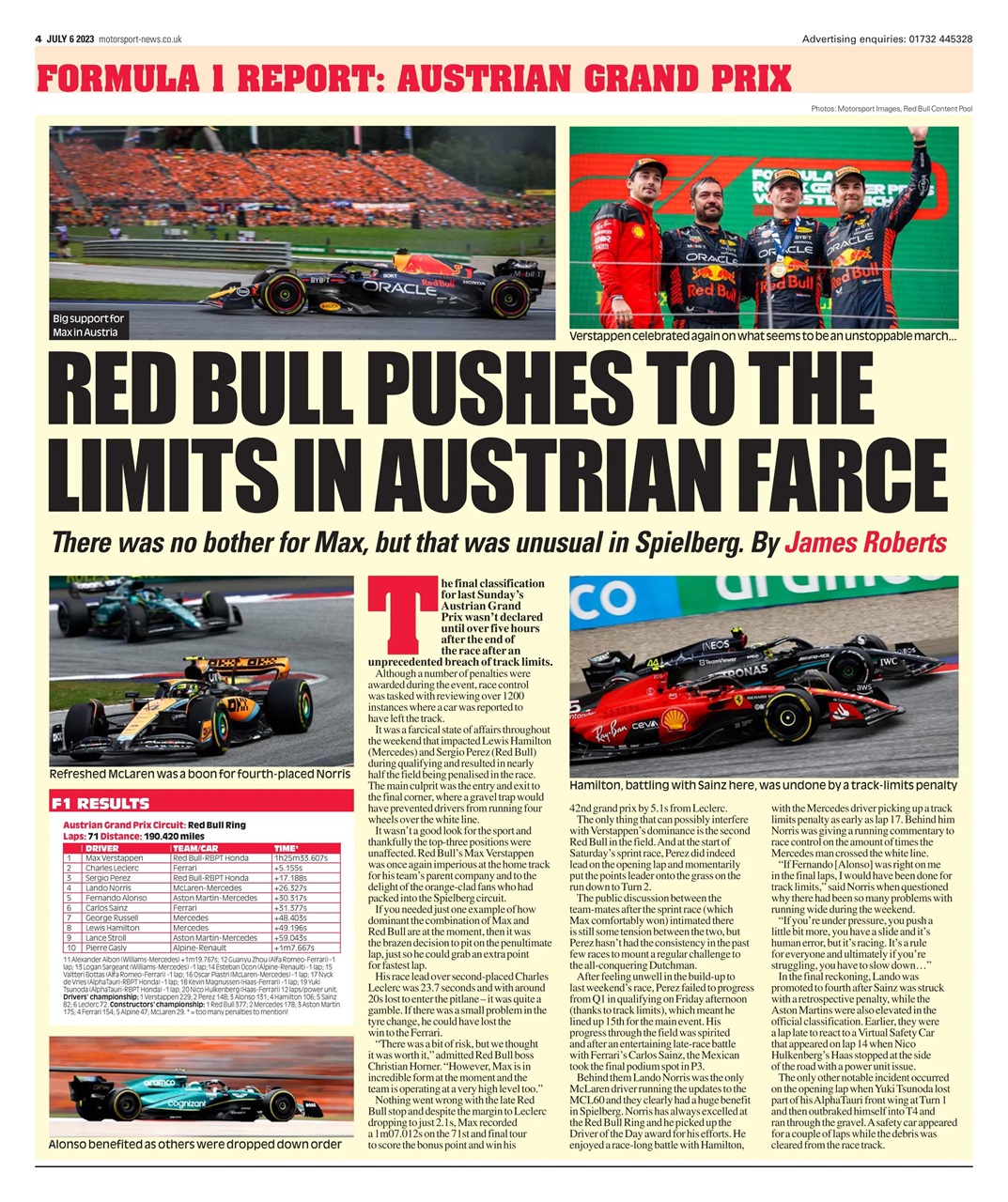 Motorsport News Preview Pages