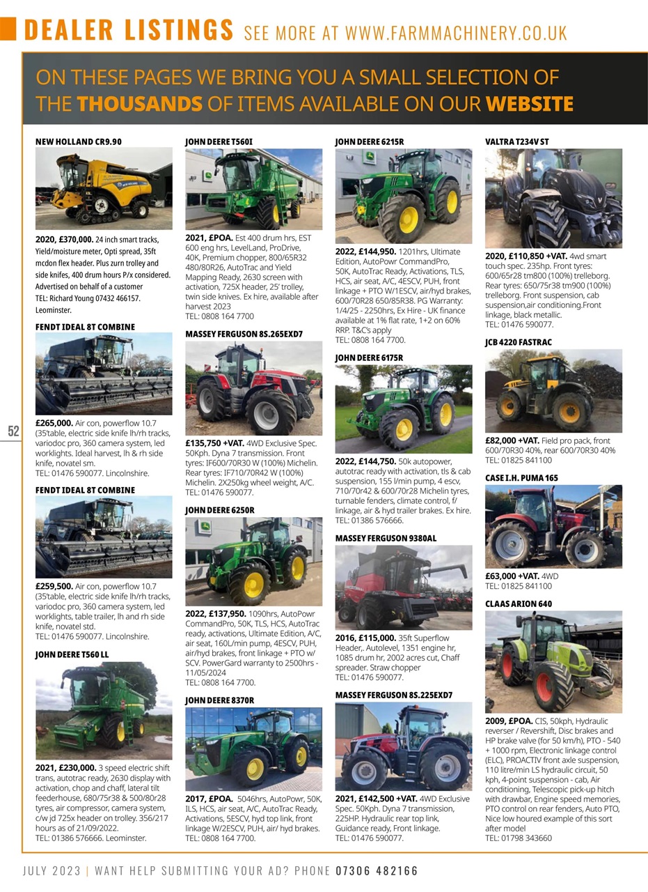Farm Machinery Preview Pages