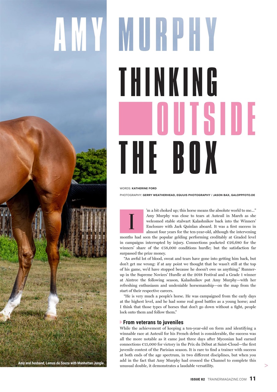 European Trainer Magazine - horse racing Preview Pages