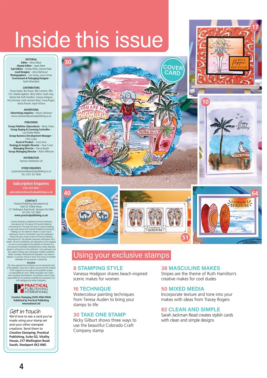 Creative Stamping Preview Pages