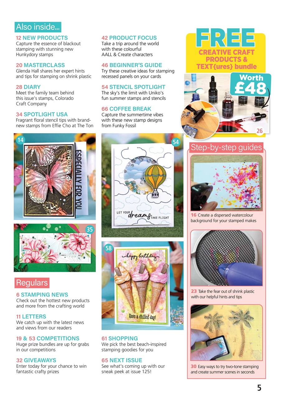 Creative Stamping Preview Pages