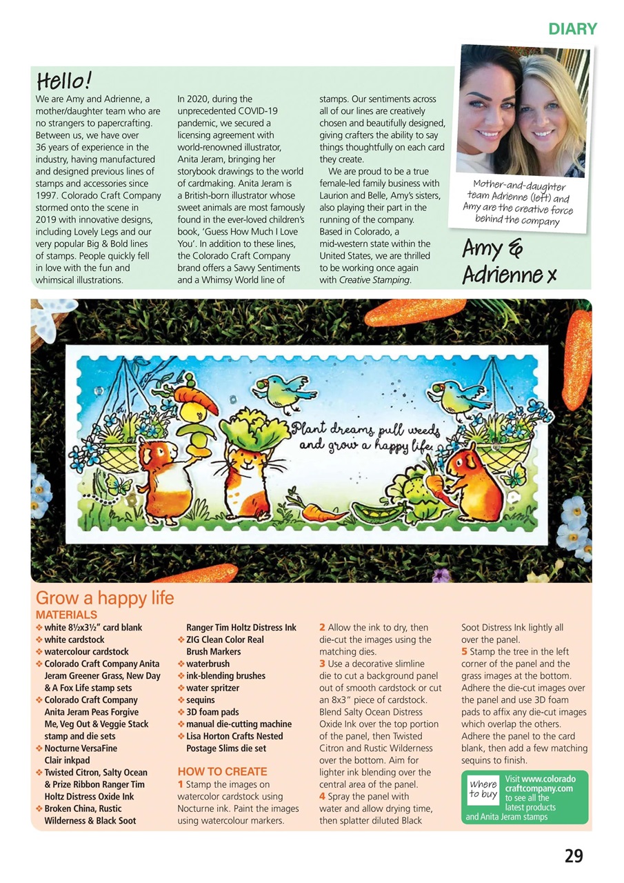 Creative Stamping Preview Pages