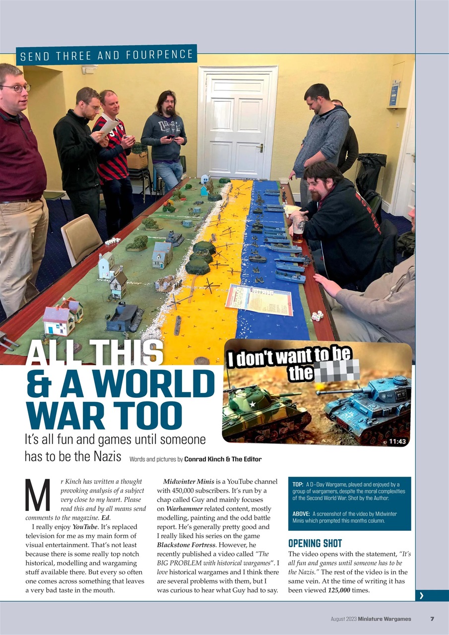 Miniature Wargames Preview Pages