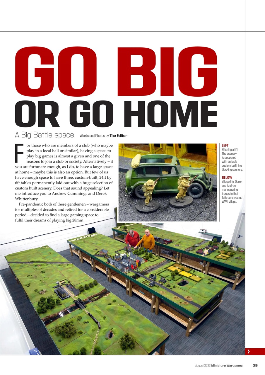 Miniature Wargames Preview Pages