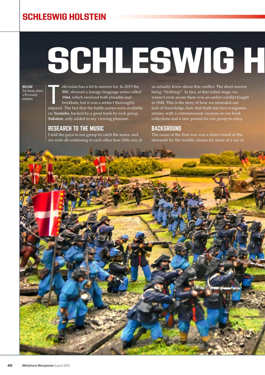 Miniature Wargames Preview Pages