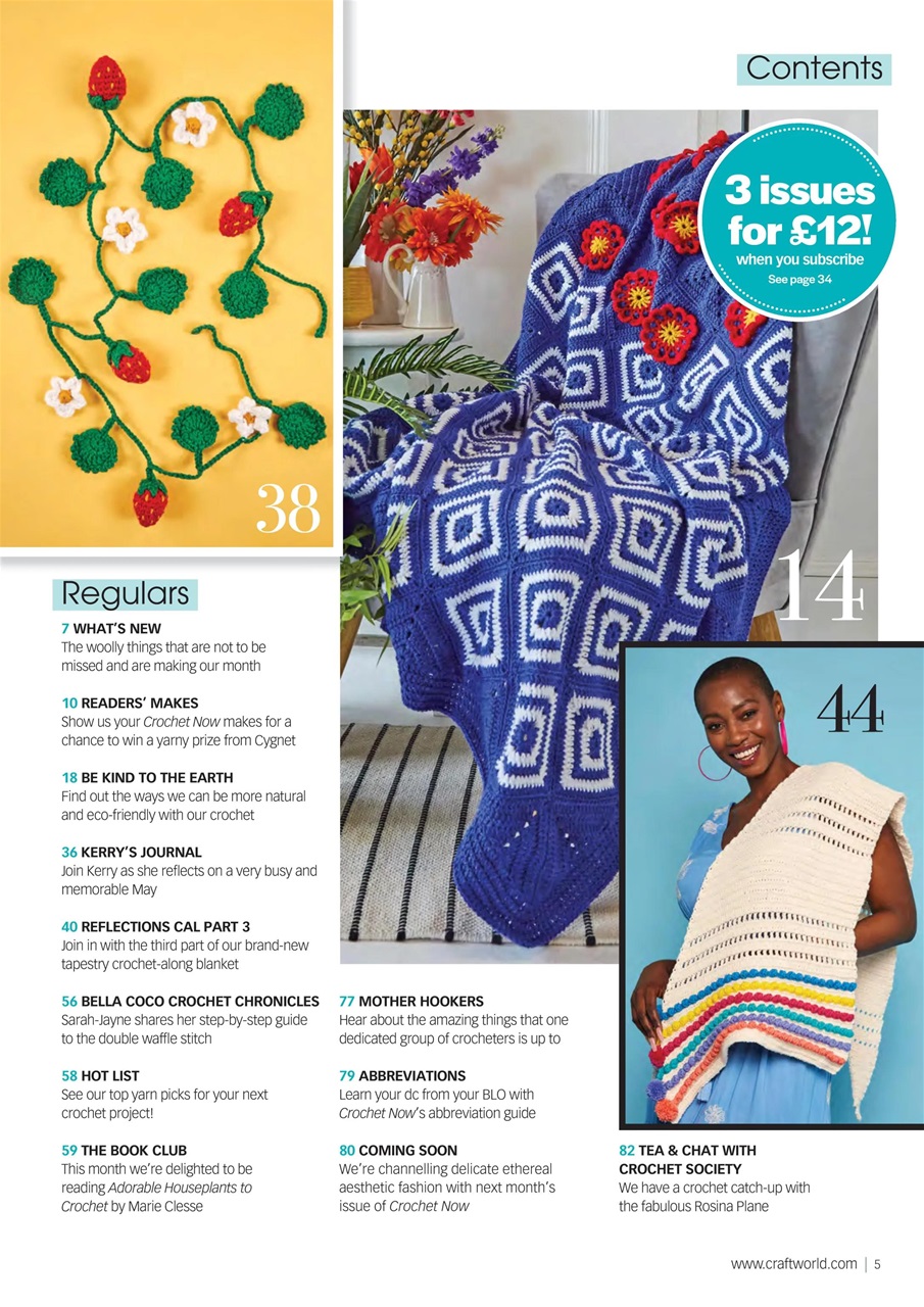 Crochet Now Magazine Preview Pages