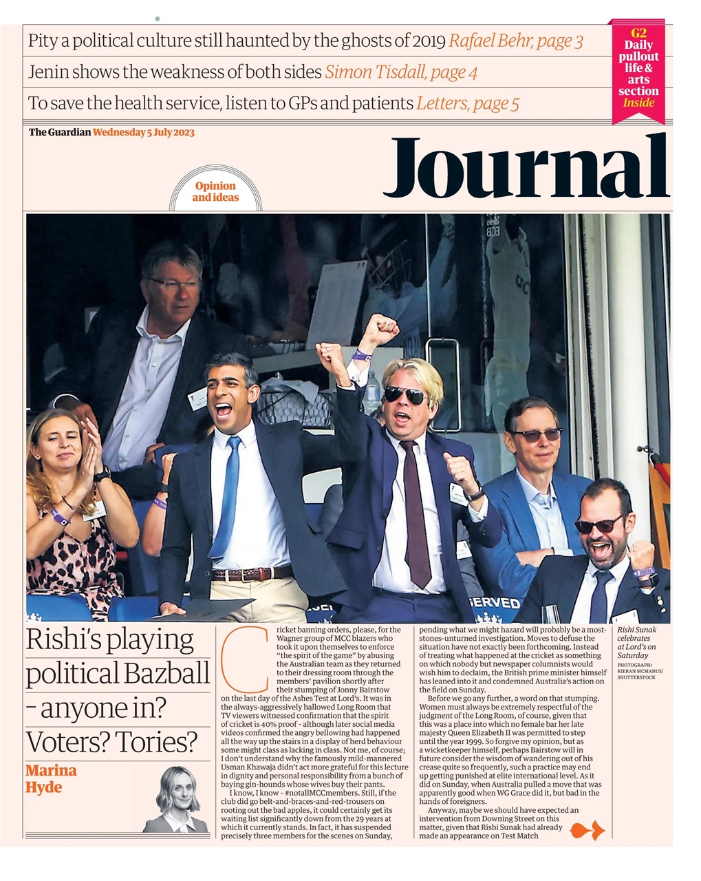 The Guardian Newspaper Preview Pages