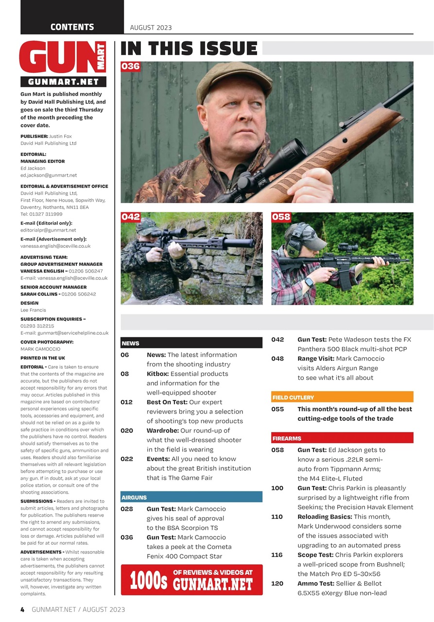 Gunmart Preview Pages