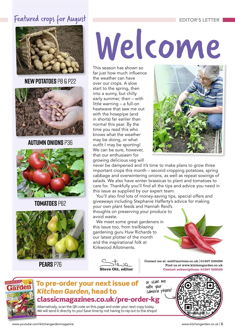Kitchen Garden Magazine Preview Pages