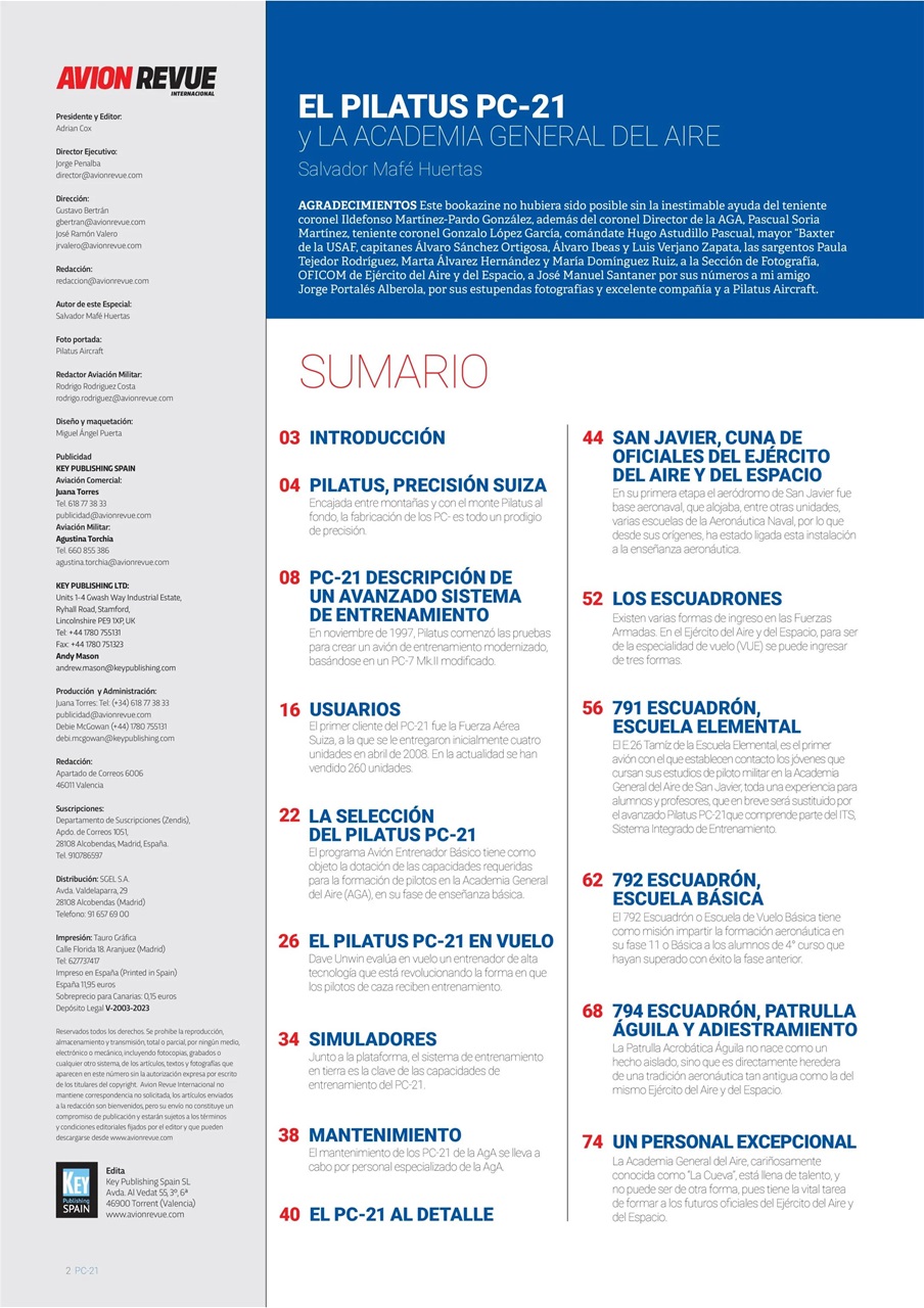 Avion Revue Internacional Preview Pages