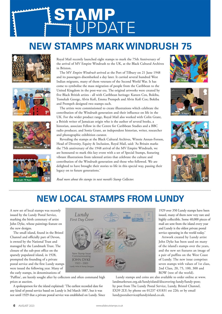 Stamp Collector Preview Pages