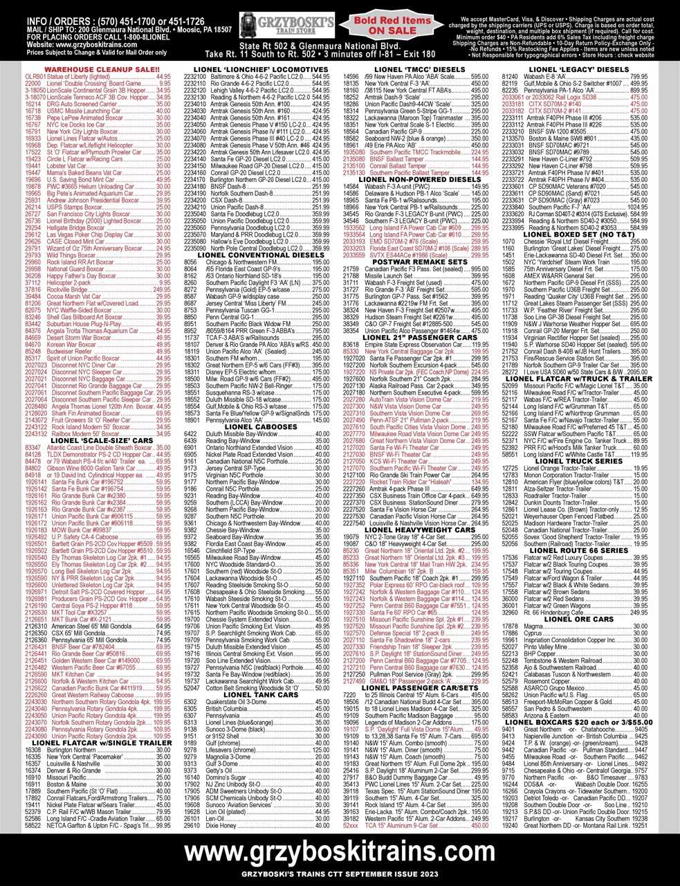 Classic Toy Trains Preview Pages