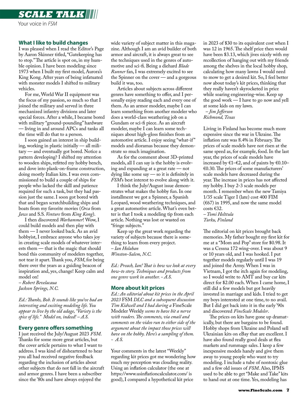 FineScale Modeler Preview Pages