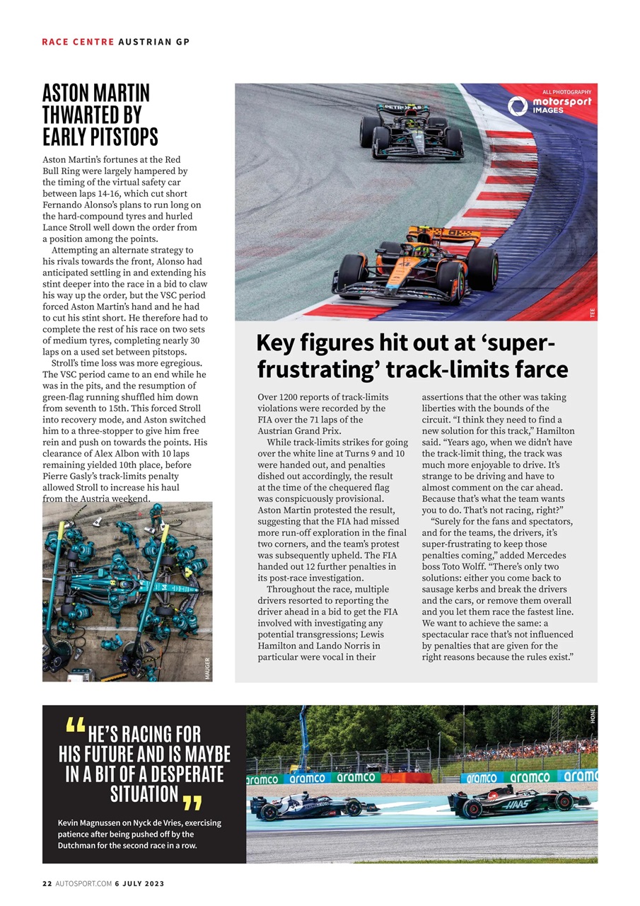 Autosport Preview Pages