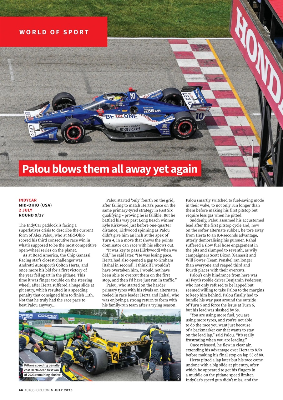 Autosport Preview Pages