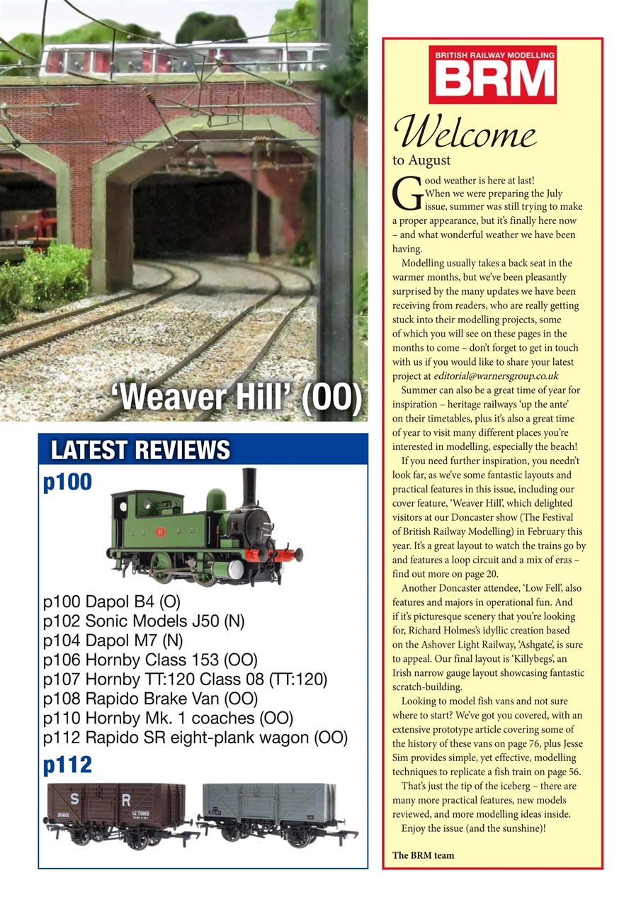 British Railway Modelling (BRM) Preview Pages