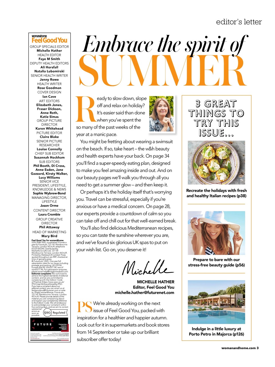Woman&Home Feel Good You Preview Pages