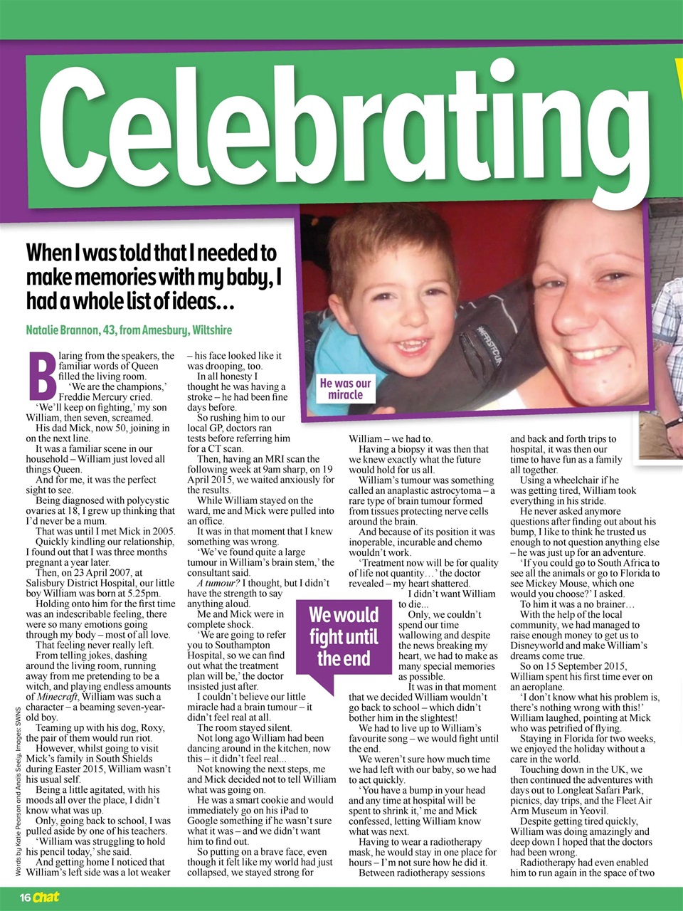 Chat Specials Preview Pages