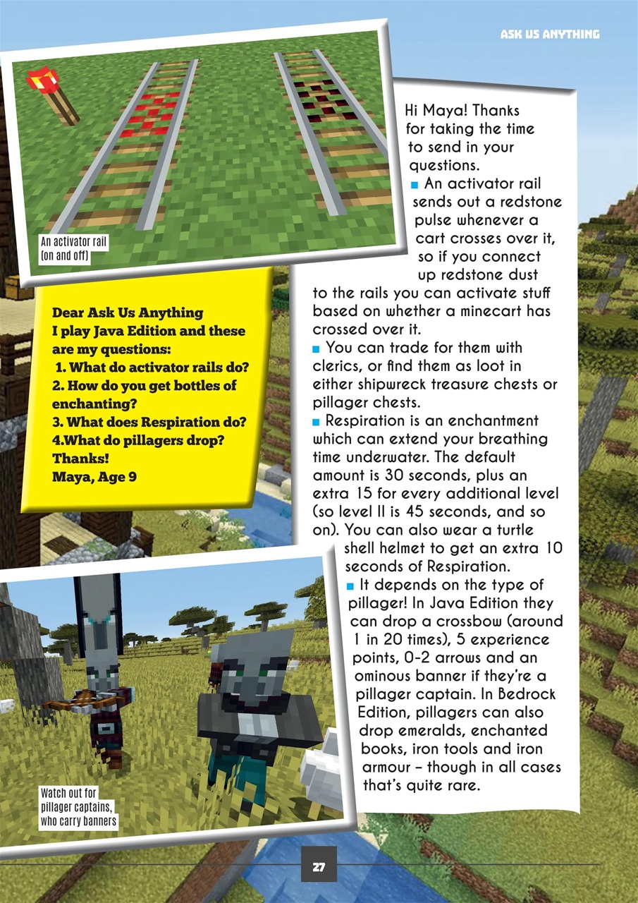 Minecraft World Preview Pages