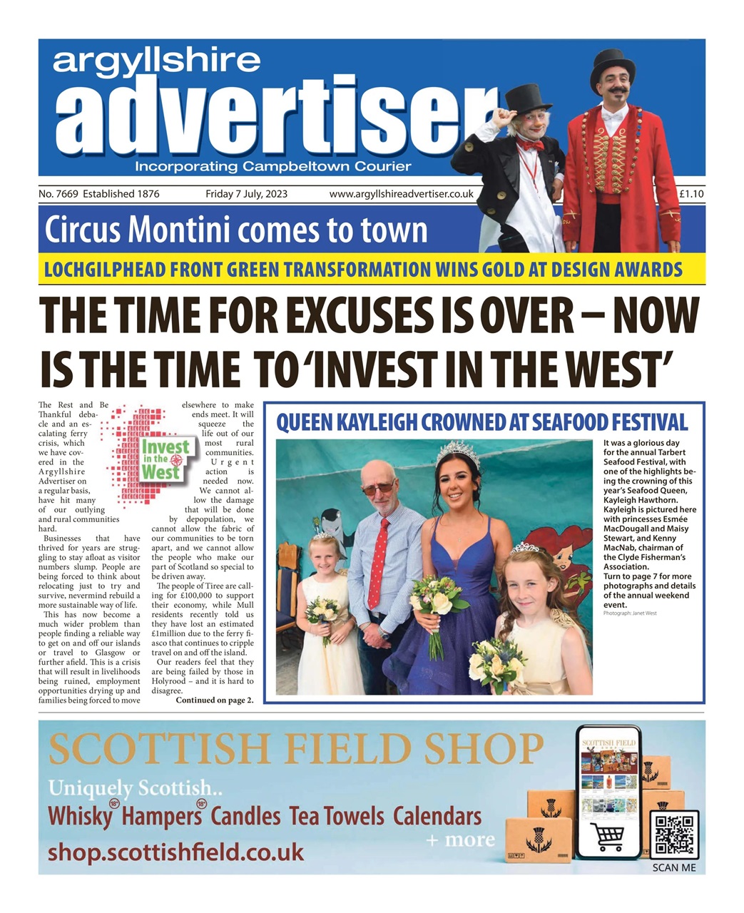 Argyllshire Advertiser Preview Pages