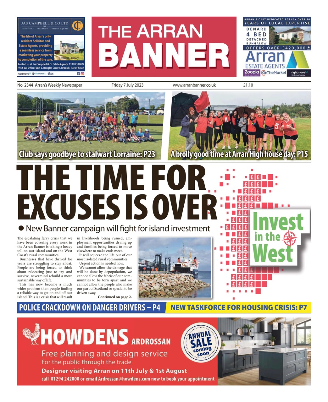 Arran Banner Preview Pages