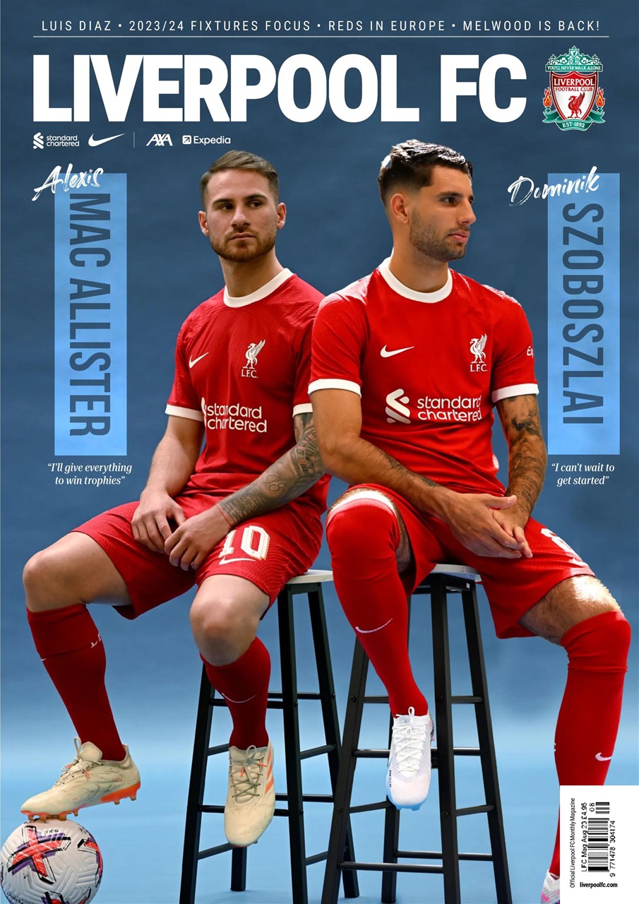 Liverpool FC Magazine Subscriptions and Aug23 Issue