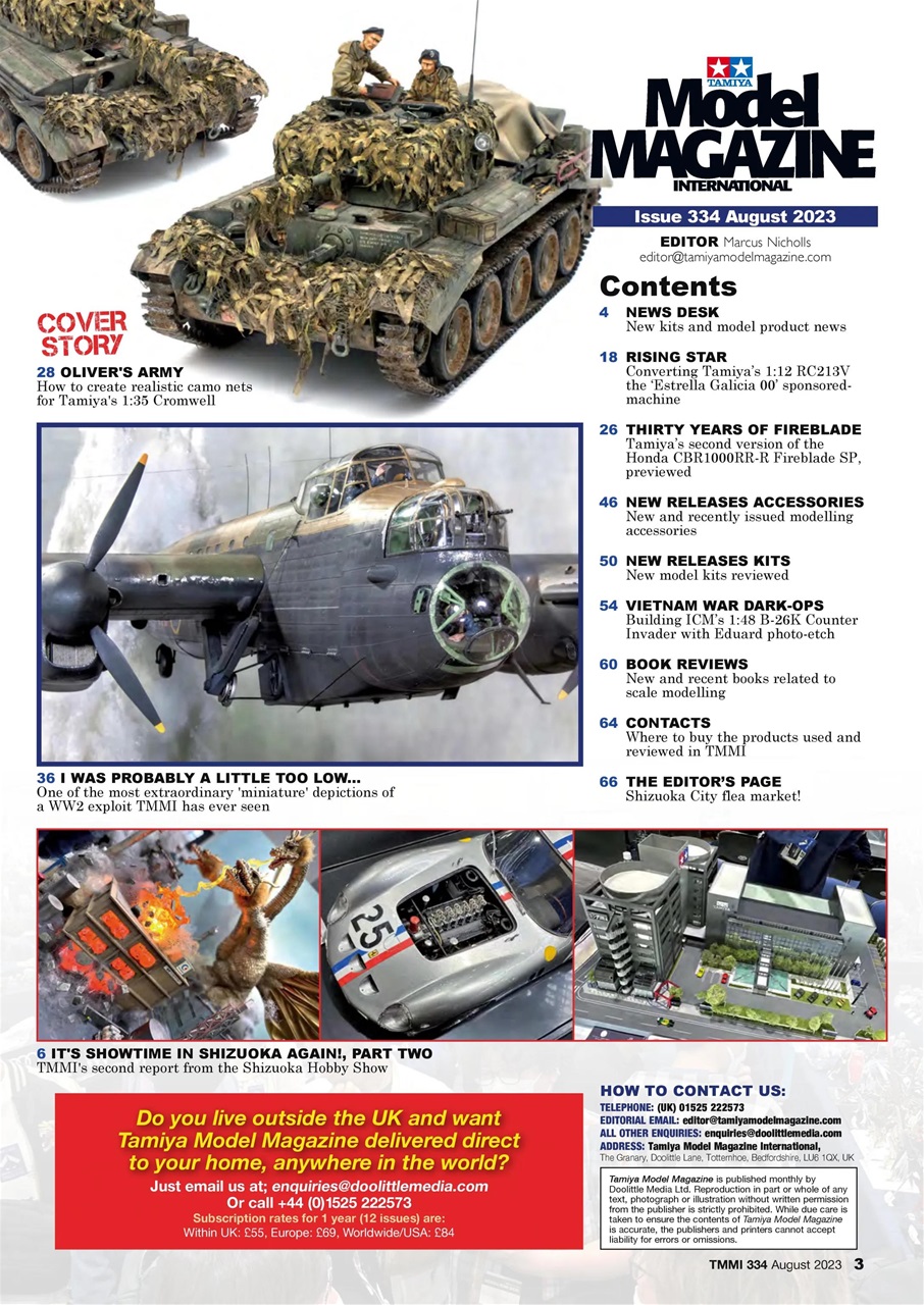 Tamiya Model Magazine Preview Pages