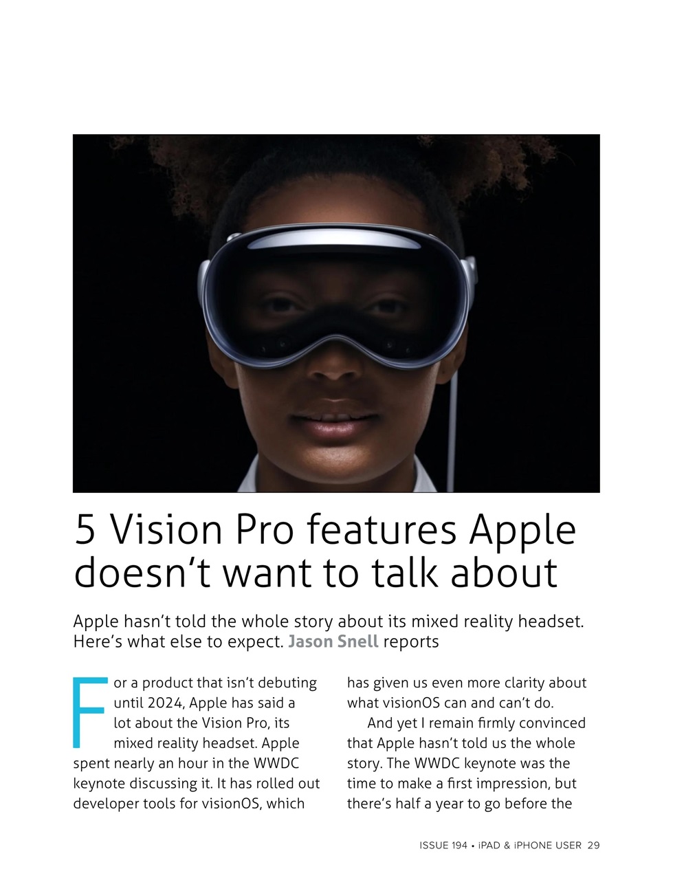 iPad and iPhone User Preview Pages
