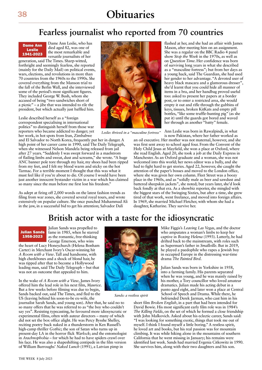 The Week Preview Pages