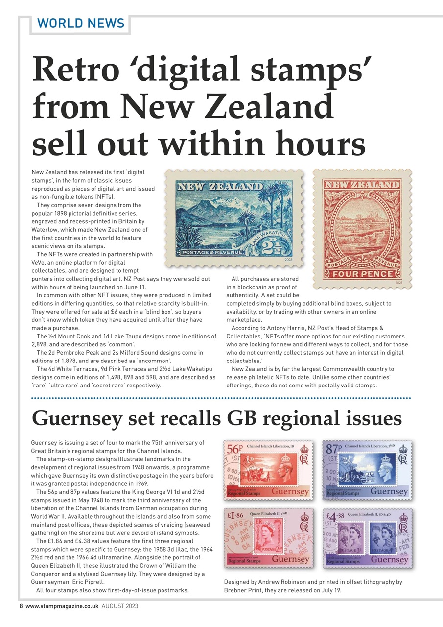 Stamp Magazine Preview Pages