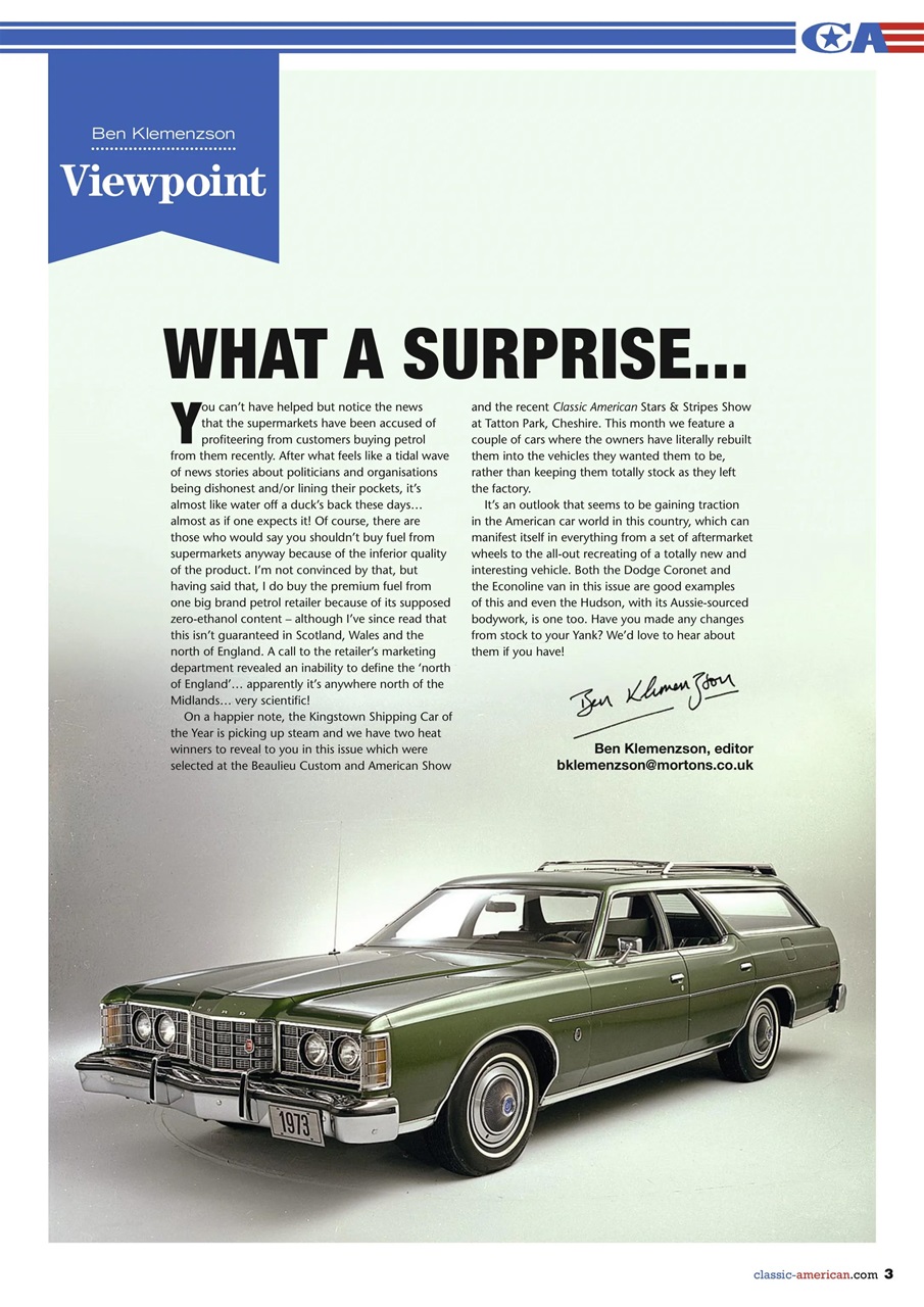 Classic American Magazine Preview Pages