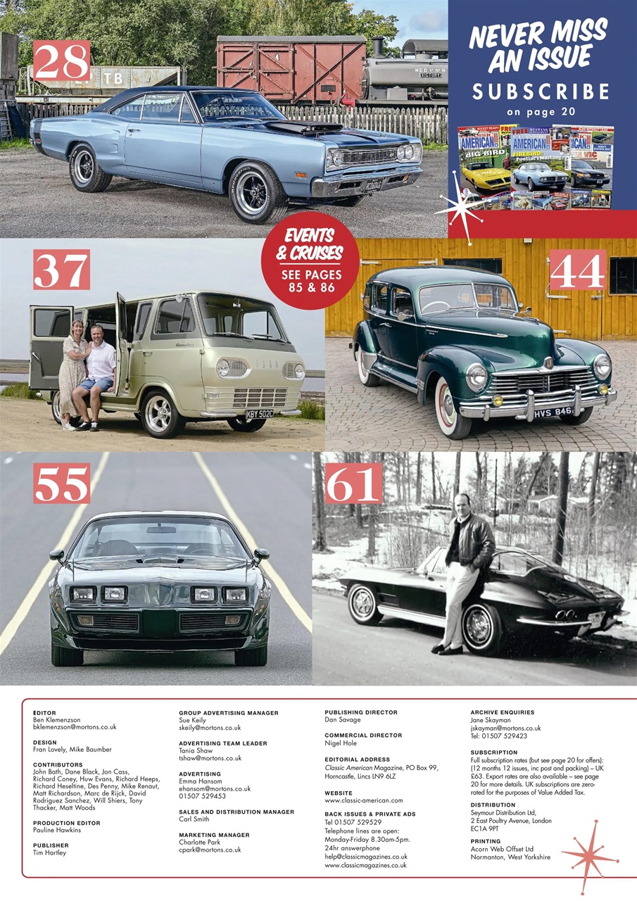 Classic American Magazine Preview Pages